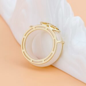 Luxury Metal Ring & Glass Camera Protector